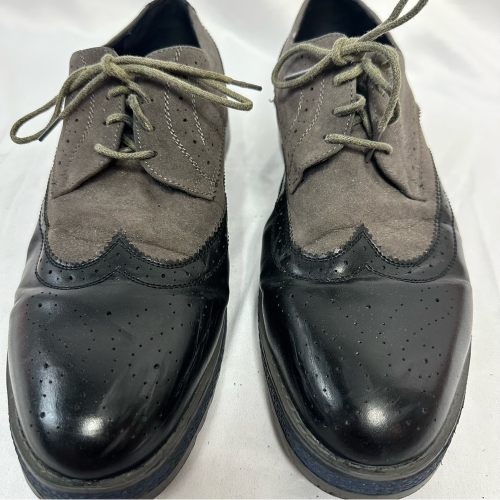 Alpine Swiss Men’s Wing Tip Shoes in Size 11 - Picture 2 of 6